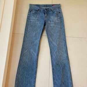 Seven7 Women's Boot Cut Jeans - Light Blue